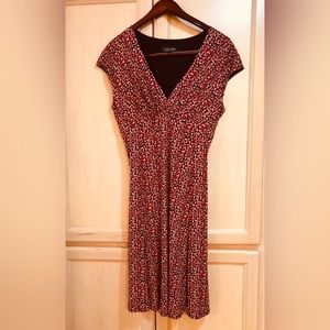 Vintage Look Animal Print Dress